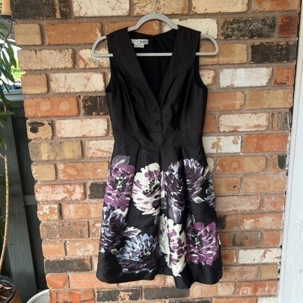 Kay Unger Fit & Flare Floral Dress
